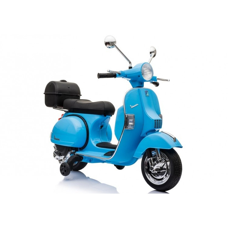 Elektrická motorka Vespa - modrá